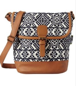 Cotton Jacquard Sling Bag