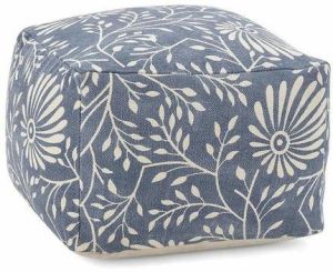 Jacquard Pouf