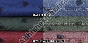Black Berry Viscose Fabric