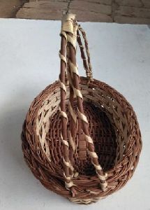 Bamboo Oval Hamper Tray Set of 2