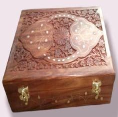 Mango Wood Designer Storage Box