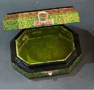 Paper Mache Hexagonal Box