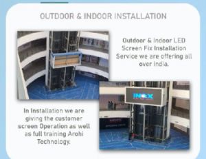 INDOOR LED SCREEN INSTALLATION