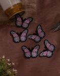 Cotton Handmade Butterfly Print Patch