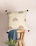 Hand Crafted Khadi Cotton Cushion Cover