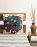 Handmade Applique Cotton Cushion Cover