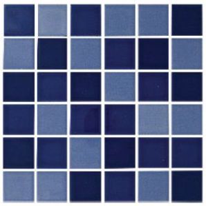 73x73mm Plain Blue Series Swimming Pool Tiles