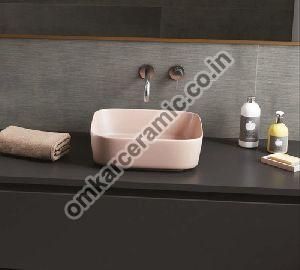 Light Pink Compact Table Top Basin