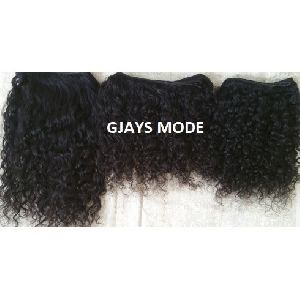DOUBLE WEFTED SOFT CURLY INDIAN HUMAN HAIR