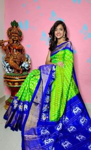 Ikkat Pure Pattu Sarees