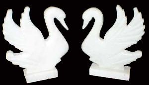 Marble Swan Statue