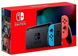 Nintendo Switch OLED - Neon Red and Neon Blue Joy-Con