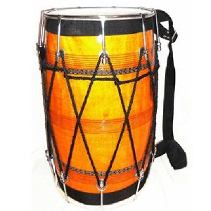 Wooden Punjabi Dhol