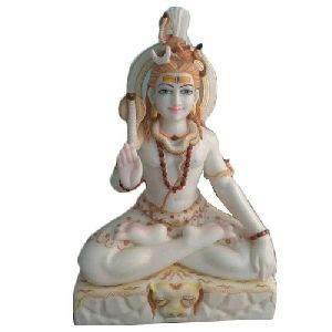 Marble Mahadev Statue