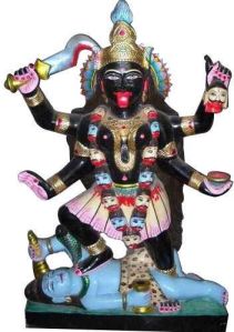 Marble Mahakali Statue