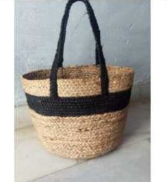 Black Color Jute Bag