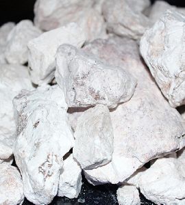 White Bentonite Lumps