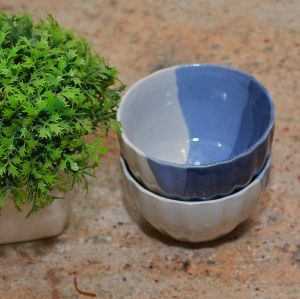 ceramic blue and white bowl