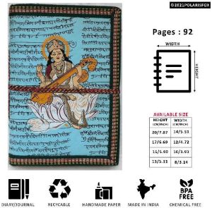 Handmade Paper Diary Saraswatiji