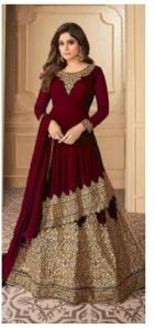 Embroidered Anarkali Suit