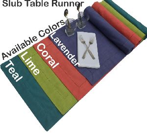 Slub Cotton Table Runner