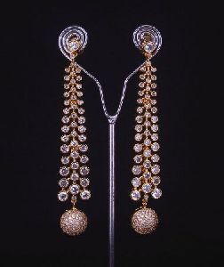 Dangler Cz Earrings