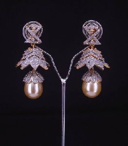 Pearl Jhumka Earrings