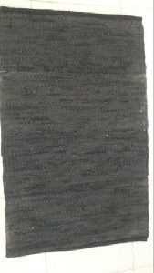 Black Leather Rugs