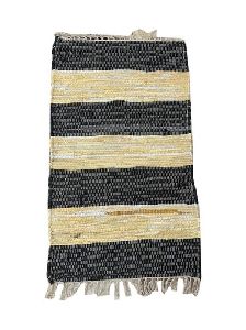 Flat Weave Cotton Chindi Striped Rug