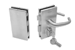 Glass Lock with Mortise Handle