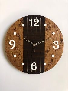 Wooden Round Clock