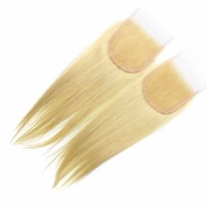 Blonde Human Hair Closure