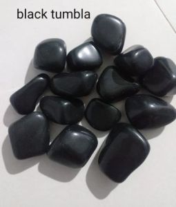 Black Tumbled Stone