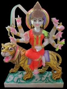 Marble 12 Inch Durga Maa Statue