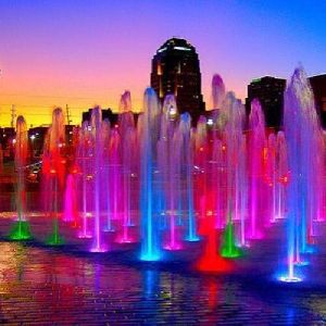 Rainbow Lighting Fountain