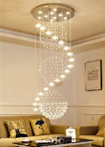 Staircase Crystal Chandelier