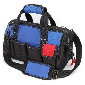 pahal Nylon Electrician and Technician Open Mouth Blue Tool Bag (17-inch)