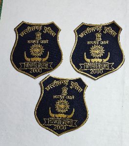 Police arms badges