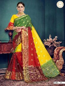 Pachrangi Silk Saree