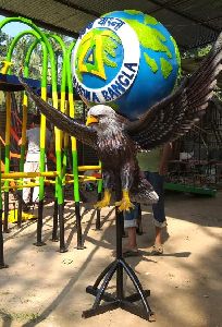 FRP Eagle With Biswa Bangla Statue