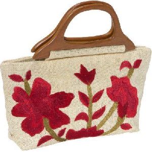 embroidered jute bags