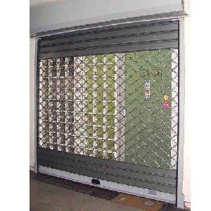 Mild Steel Pipe Grill Shutter