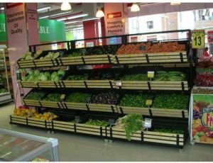 vegetable display rack