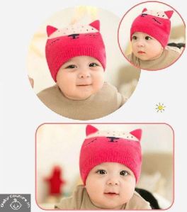 Kitty Designed Woolen Cap