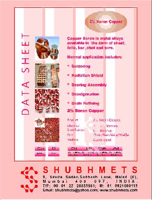Boron Copper 2% Powder