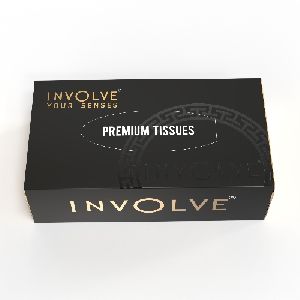 Involve Premium Facial Tissue Paper Box For Car, Home And Office Use - 100 pulls
