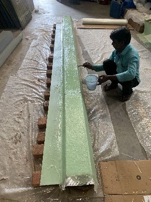 Color Coated FRP Rainwater Gutter