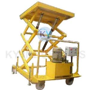 BATTERY OPERATED SCISSOR LIFT TABLE