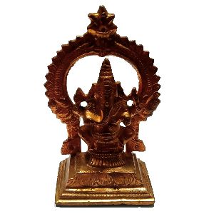 Copper Ganapathi Ganesh Idol