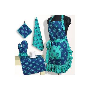 BUBBLICIOUS CHEF FRILLY APRON SET